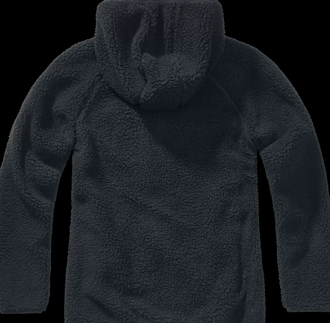 Ladies' Hooded Fleece Jacket Fleece Jacket Black By^Brandit Outlet