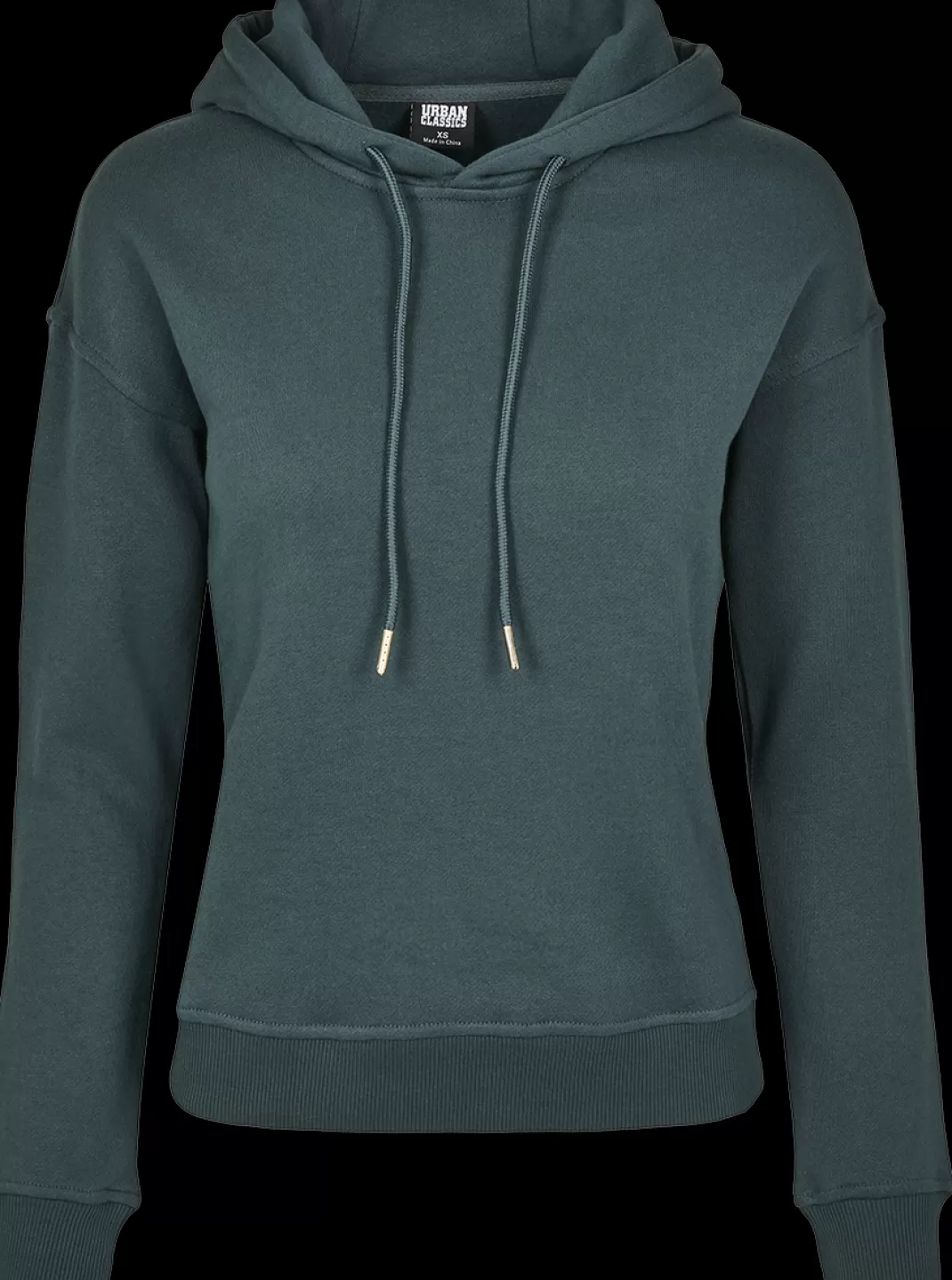 Ladies Hoody Hooded Sweater Bottle Green By^Urban Classics Cheap