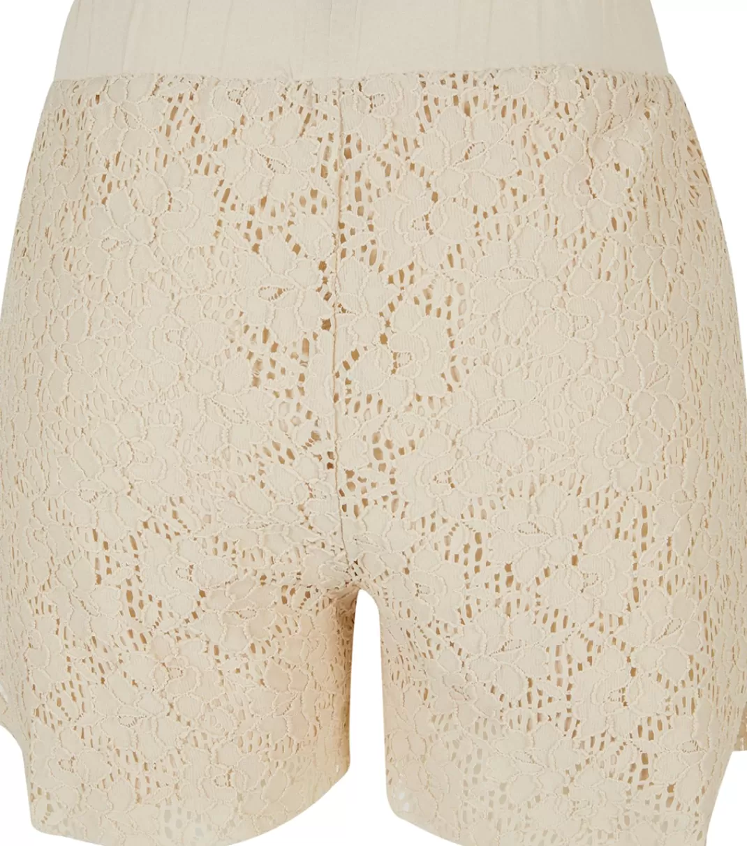 Ladies' Lace Shorts Shorts Beige By^Urban Classics Outlet