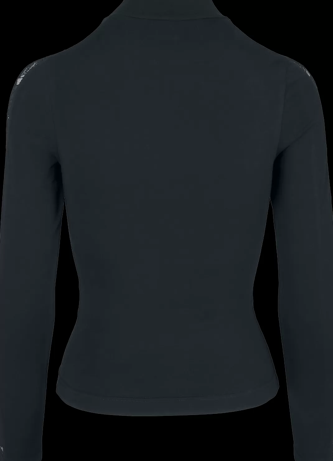 Ladies Lace Striped Longsleeve Long-Sleeve Shirt Black By^Urban Classics Cheap