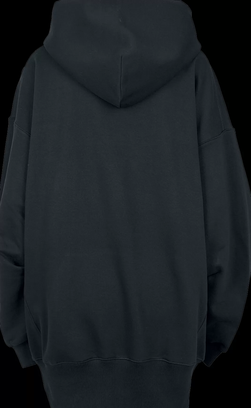 Ladies Long Oversize Hoodie Hooded Sweater Black By^Urban Classics Hot