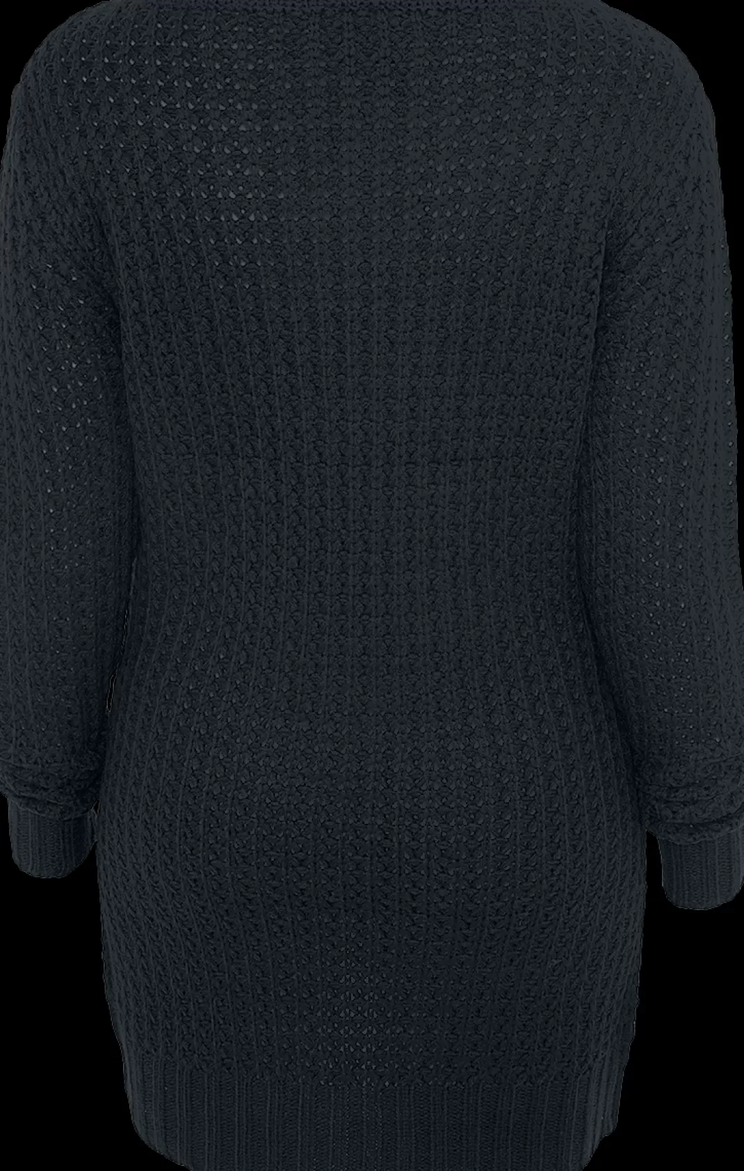 Ladies Long Wideneck Sweater Knit Jumper Black By^Urban Classics Outlet