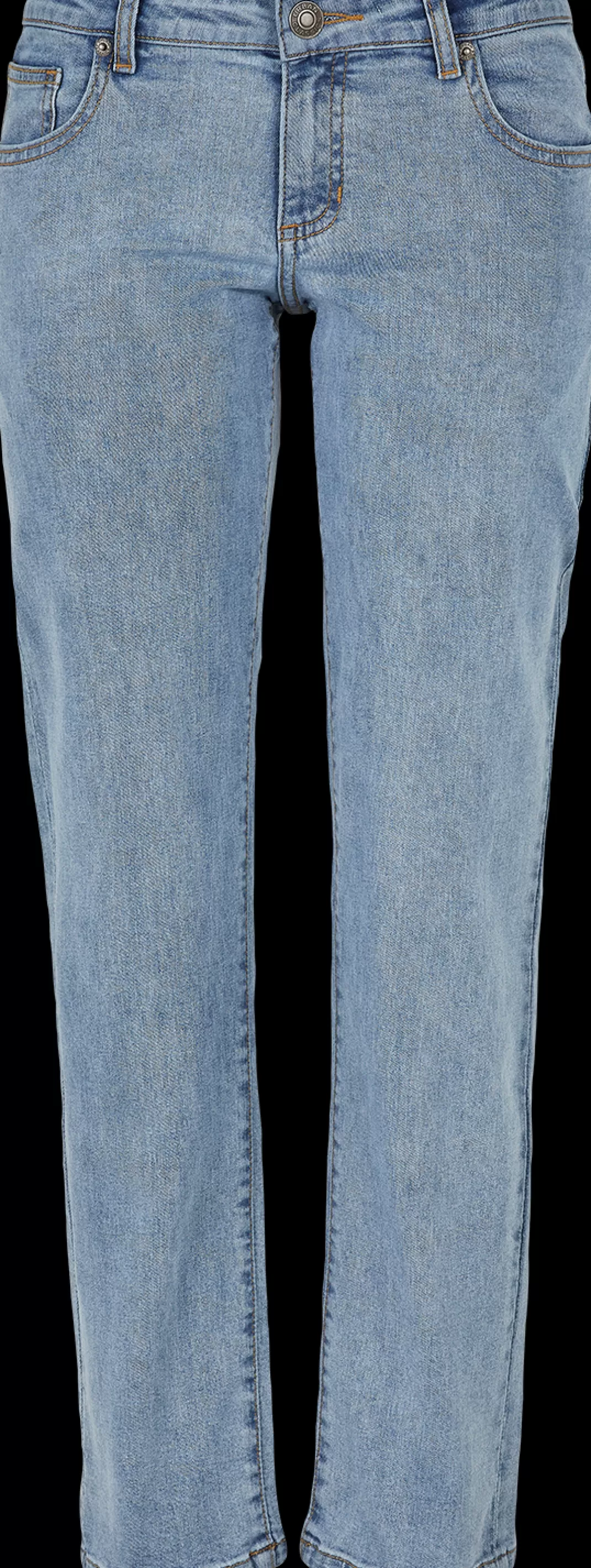 Ladies' Low-Waist Straight Denim Jeans Jeans Blue By^Urban Classics Store