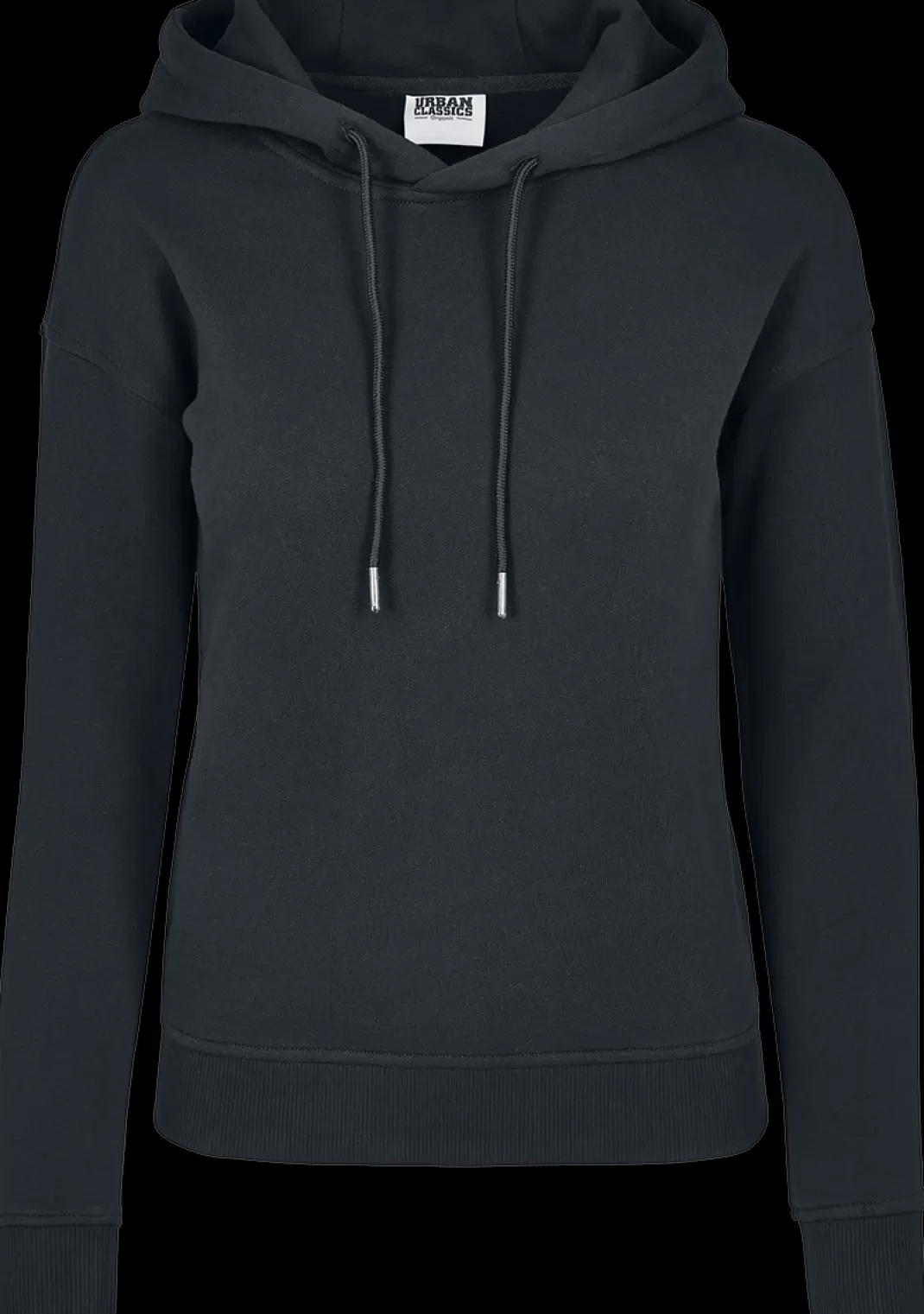 Ladies Organic Hoody Hooded Sweater Black By^Urban Classics New