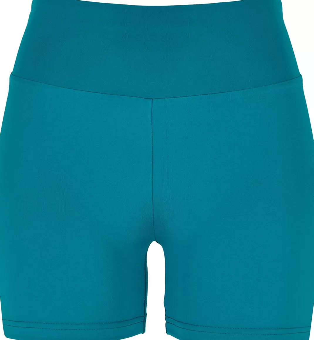 Ladies' Recycled High-Waist Cycling Hot Pants Hot Pants Green By^Urban Classics Cheap