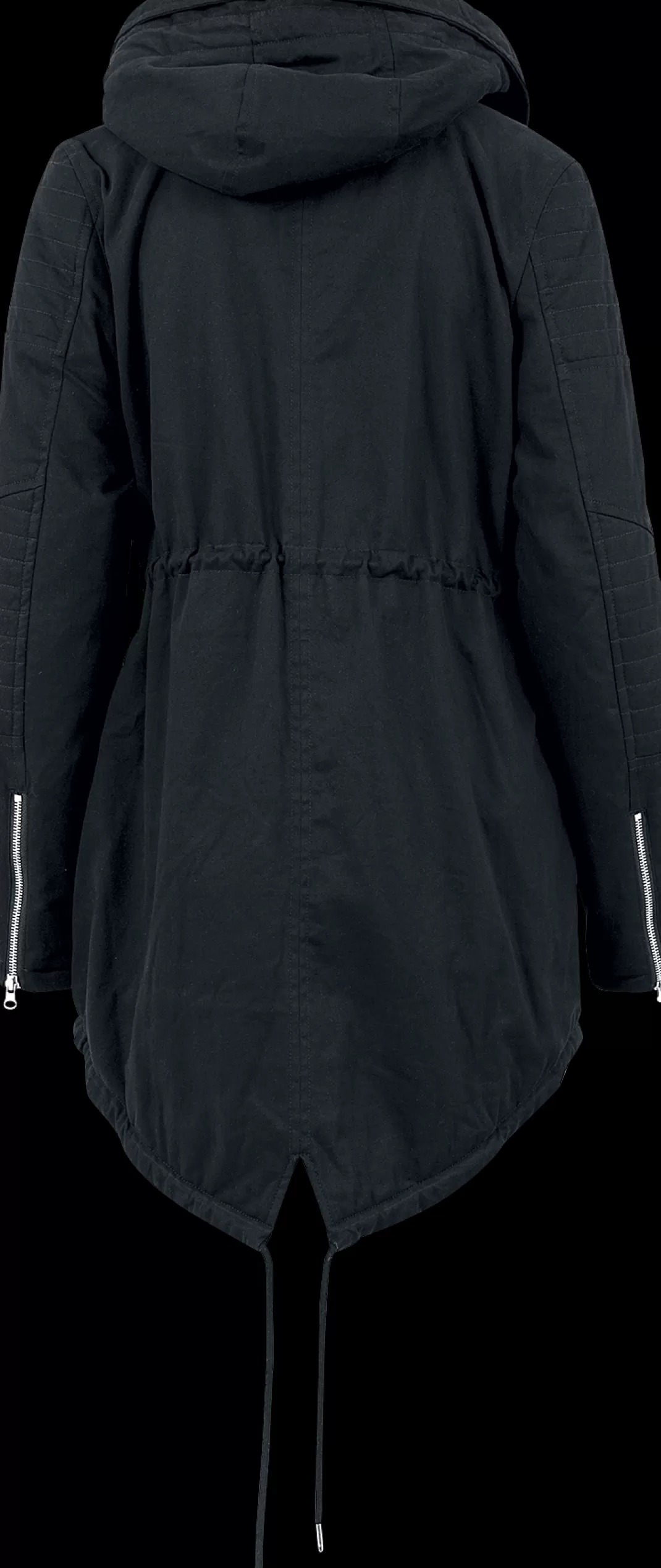 Ladies Sherpa Lined Cotton Parka Winter Jacket Black By^Urban Classics Online