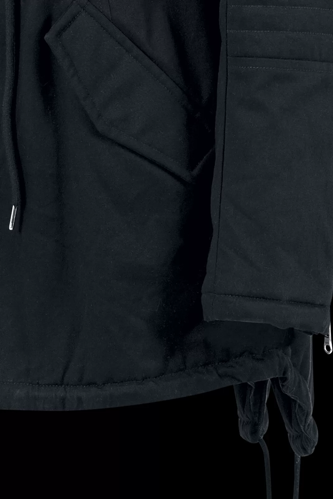 Ladies Sherpa Lined Cotton Parka Winter Jacket Black By^Urban Classics Online