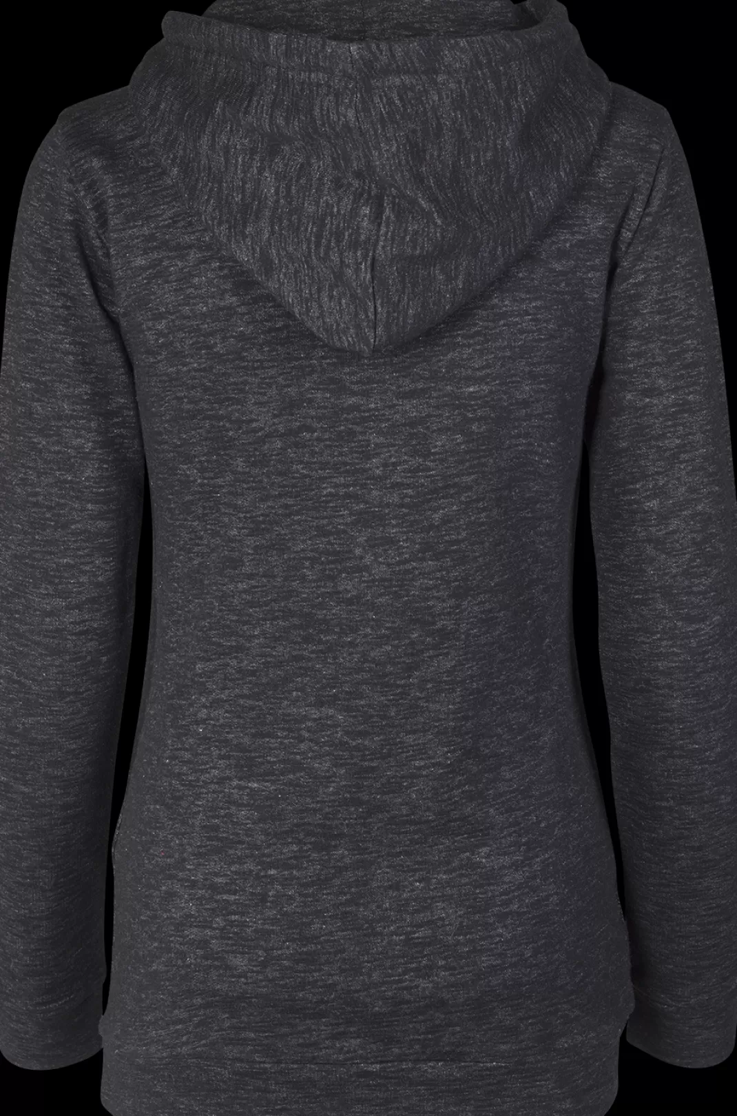 Ladies Slub Terry High Neck Hoody Hooded Sweater Black By^Urban Classics Online