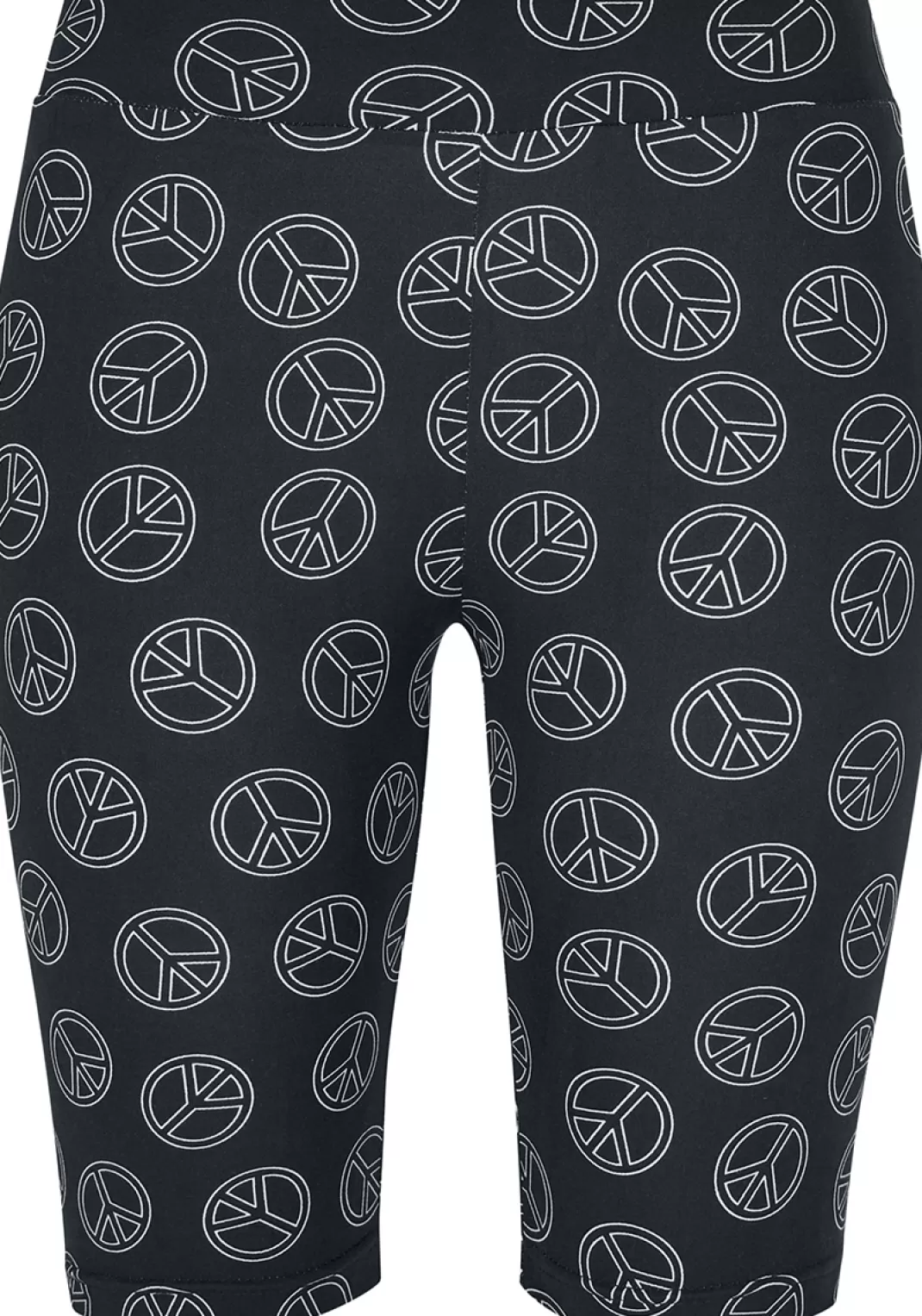 Ladies' Soft Aop Cycling Shorts Shorts Black By^Urban Classics Shop