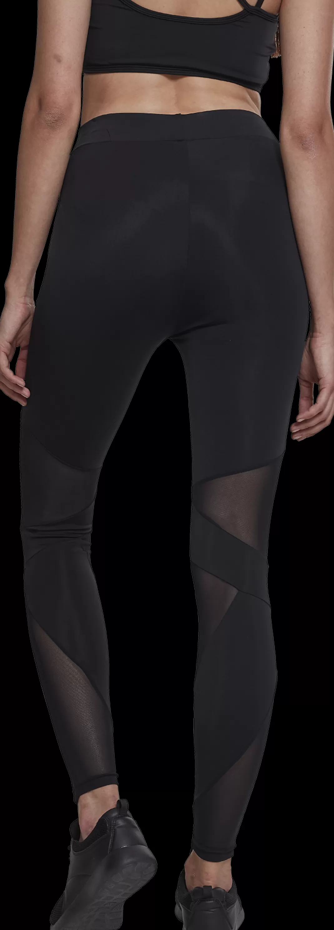 Ladies Triangel Tech Mesh Leggings Leggings Black-Black By^Urban Classics Store