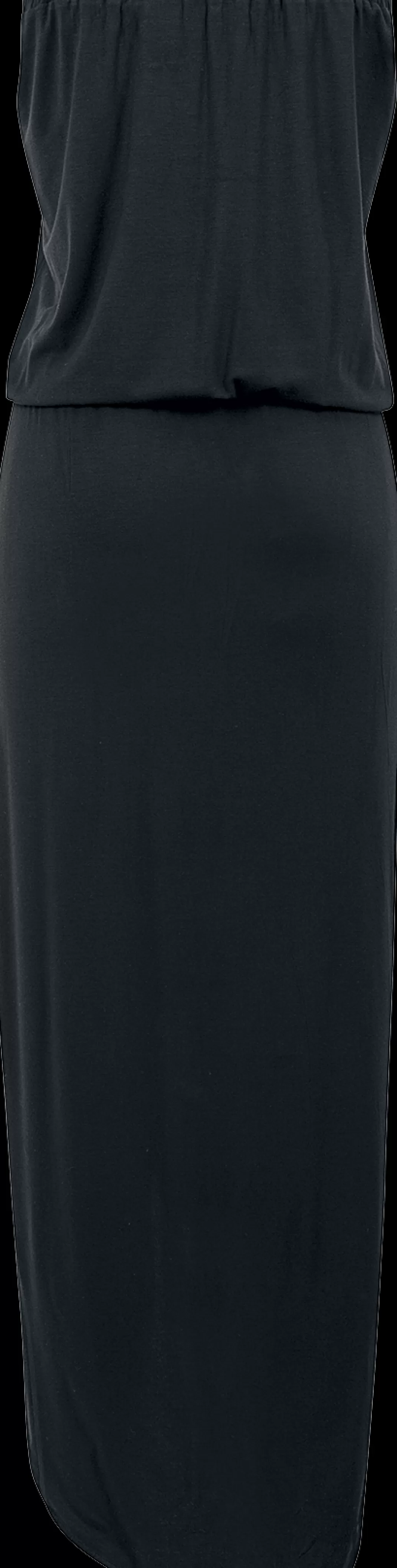 Ladies Viscose Bandeau Dress Long Dress Black By^Urban Classics Discount