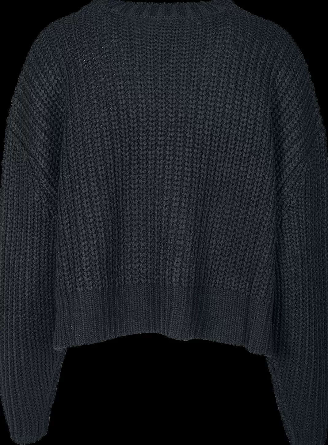 Ladies Wide Oversize Sweater Knit Jumper Black By^Urban Classics Best Sale