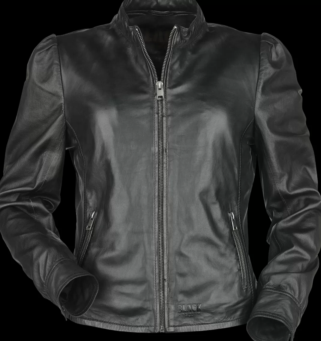 Leather Jacket Black By Black Premium By Emp^* Outlet