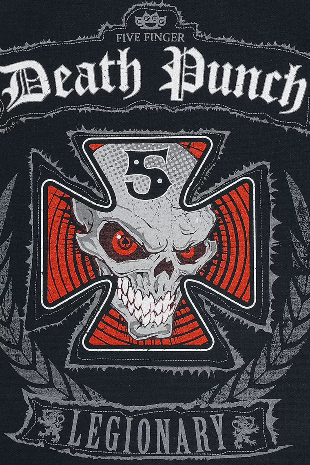 Legionary Back Patch Black-Red-White By^Five Finger Death Punch Hot