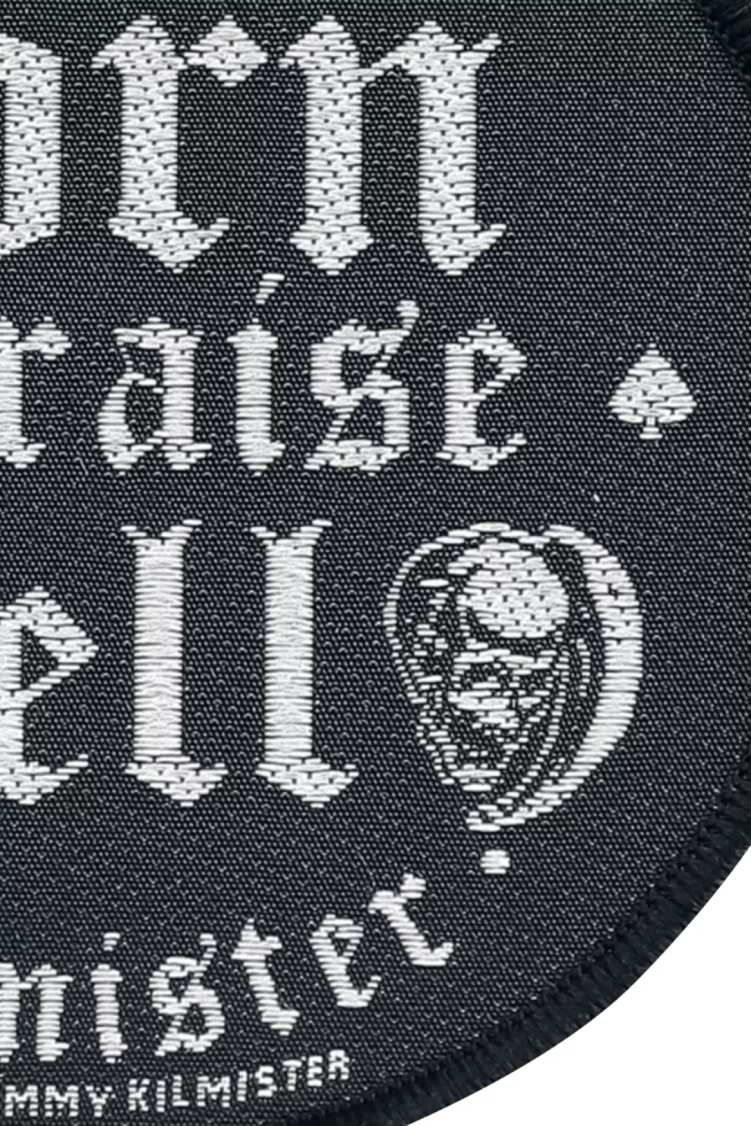 Lemmy Kilmister - Born To Raise Hell Patch Black-White By Motorhead^Motörhead Best Sale
