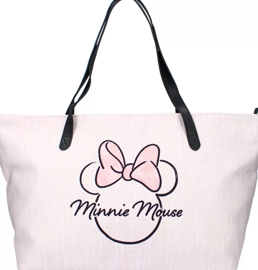Let The Sun Shine Shoulder Bag Pink-Black By^Mickey Mouse New