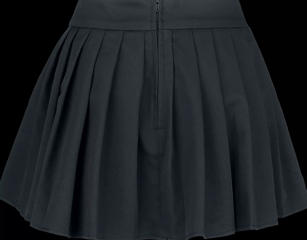 Lethia Mini Skirt Short Skirt Black By Alternative^Banned Clearance