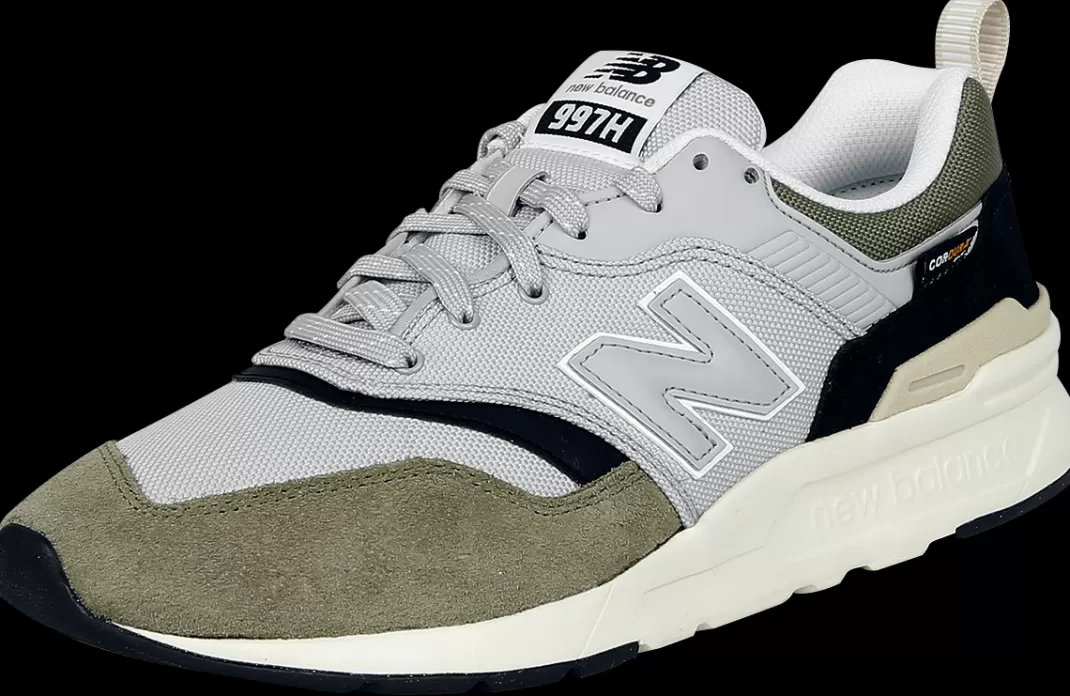 Men New Balance Lifestyle Cm997 Sneakers White-Green By