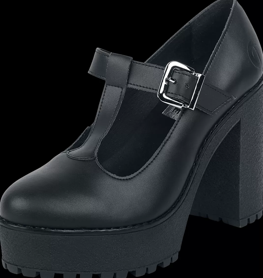 Lizzy Vegan High Heel Black By^Altercore Outlet