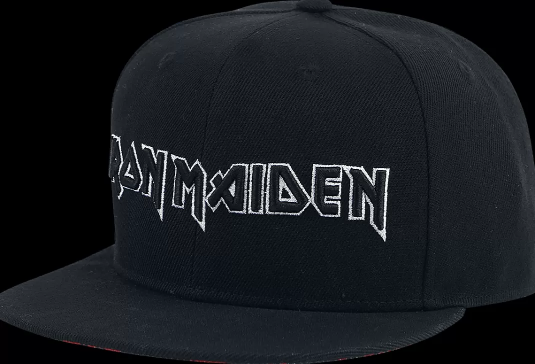 Men Iron Maiden Logo Cap Black By