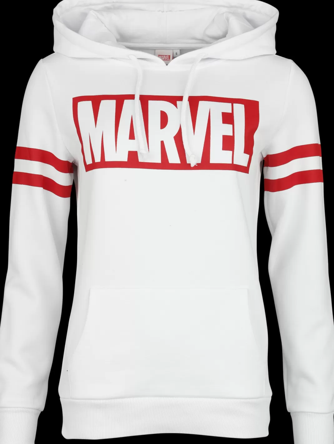 Logo Hooded Sweater White By^Marvel Discount