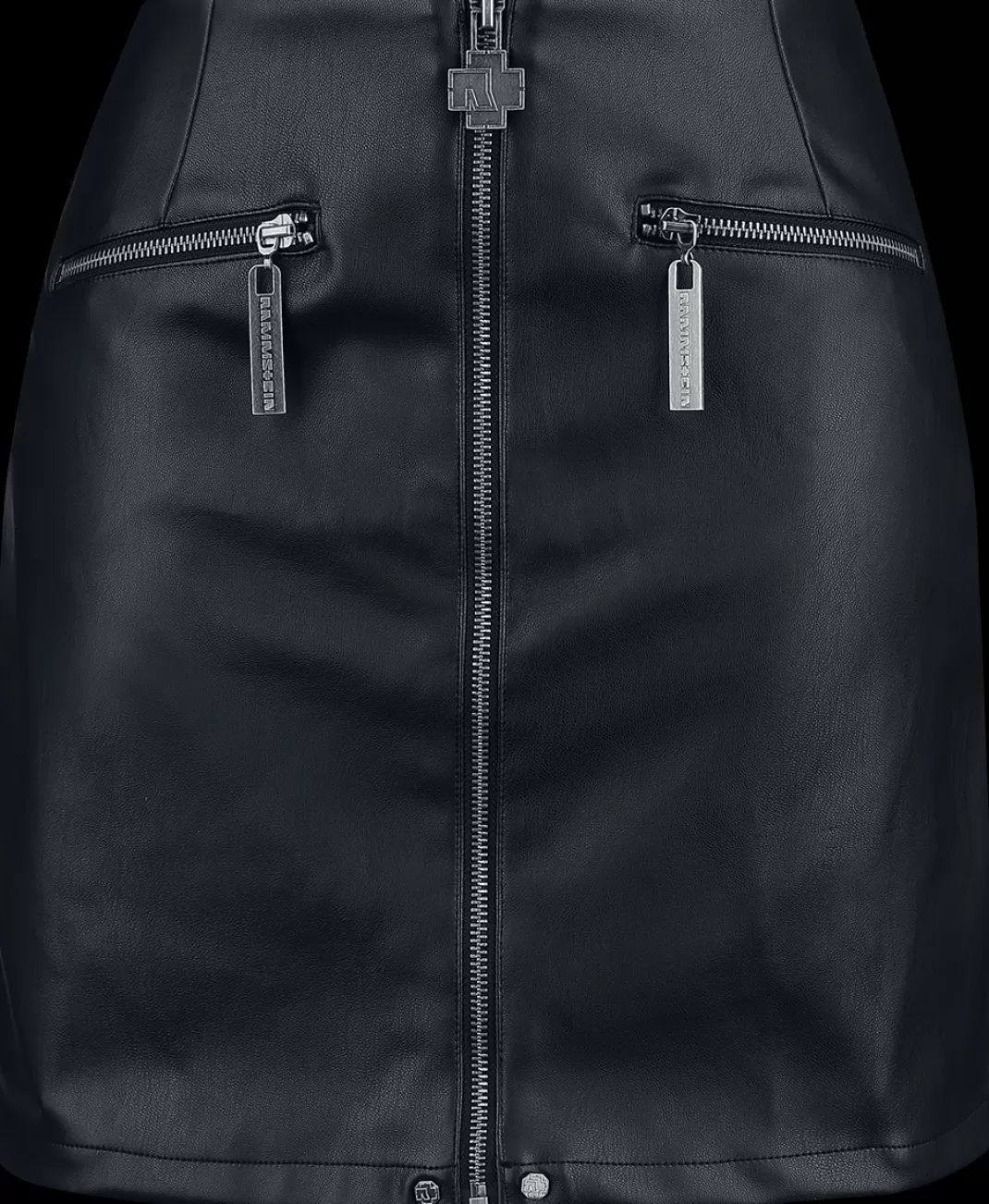Logo Short Skirt Black By^Rammstein Store
