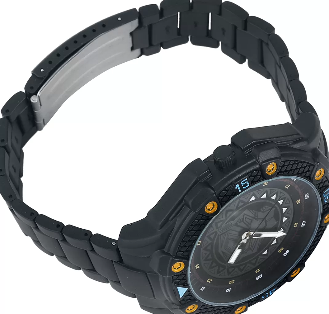 Men Black Panther Logo Wristwatches Multicolour By