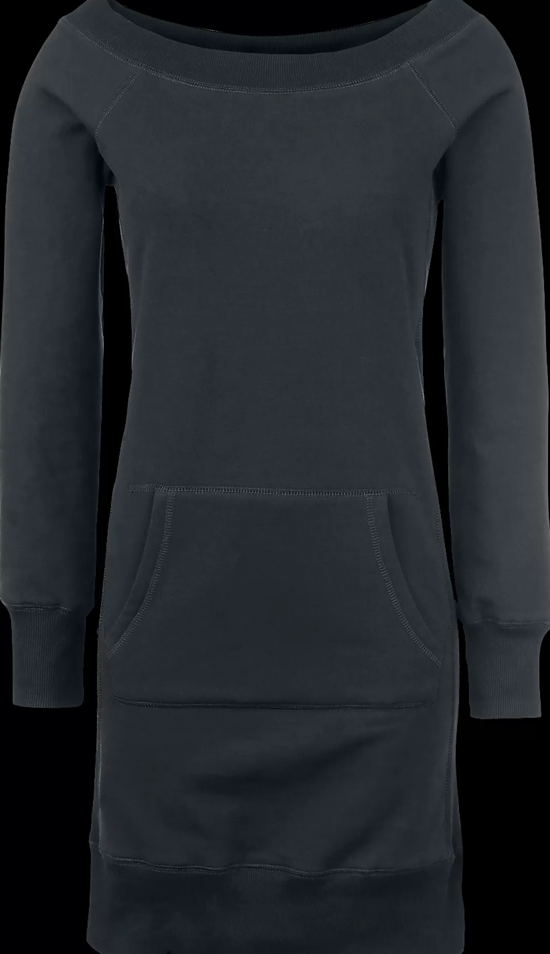 Long Wideneck Sweater Short Dress Black By Red By Emp^* Hot