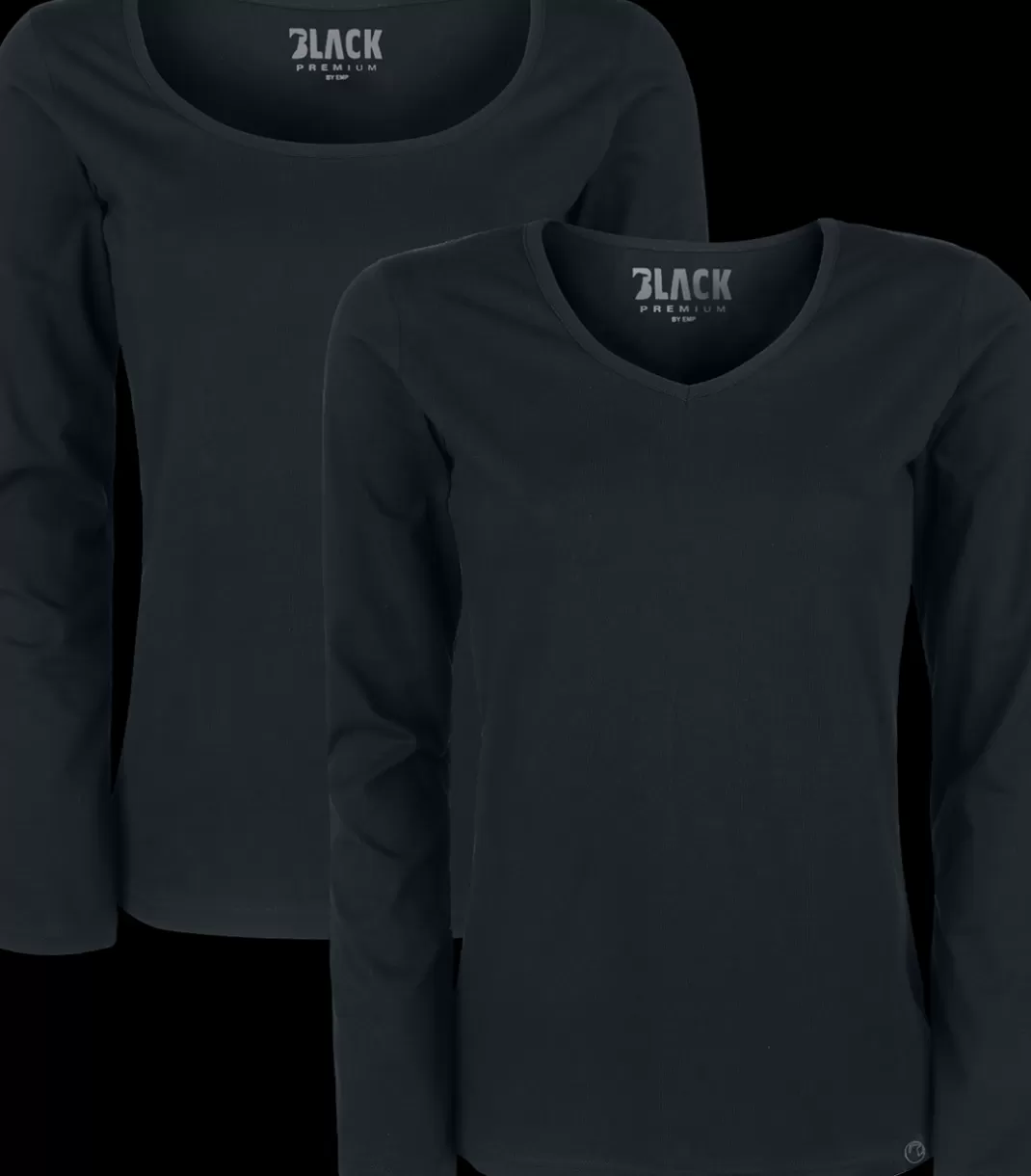 Long-Sleeve Shirt Black By Black Premium By Emp^* Best