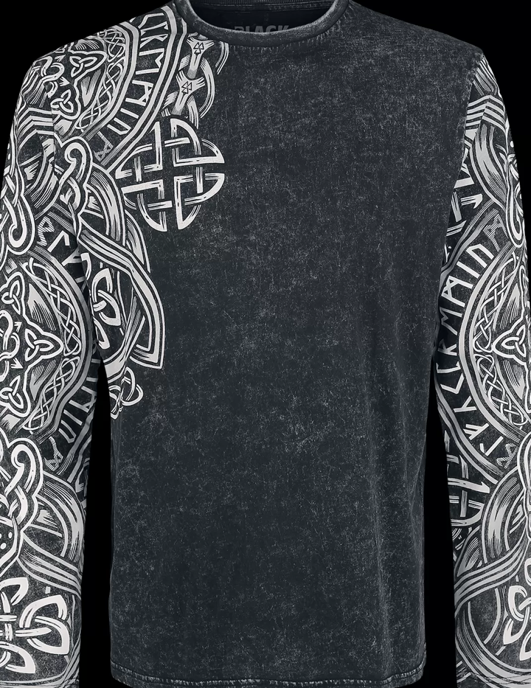 Men * Long-Sleeve Shirt Black By Black Premium By Emp