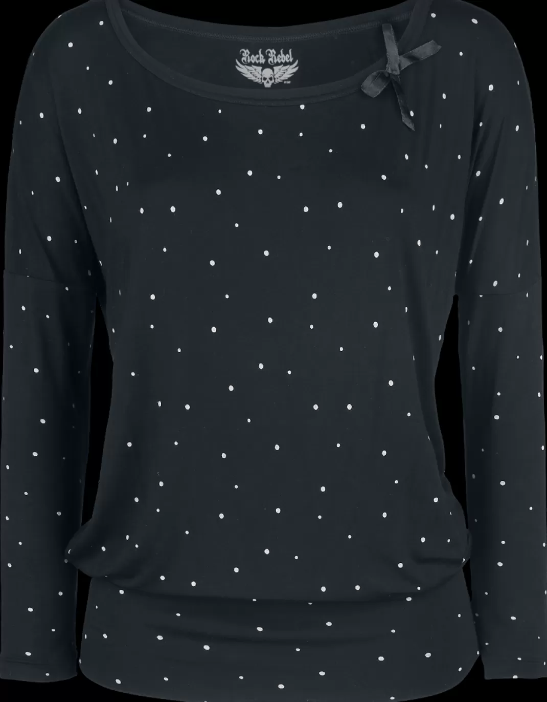 Long-Sleeve Shirt Black By Rock Rebel By Emp^* Online