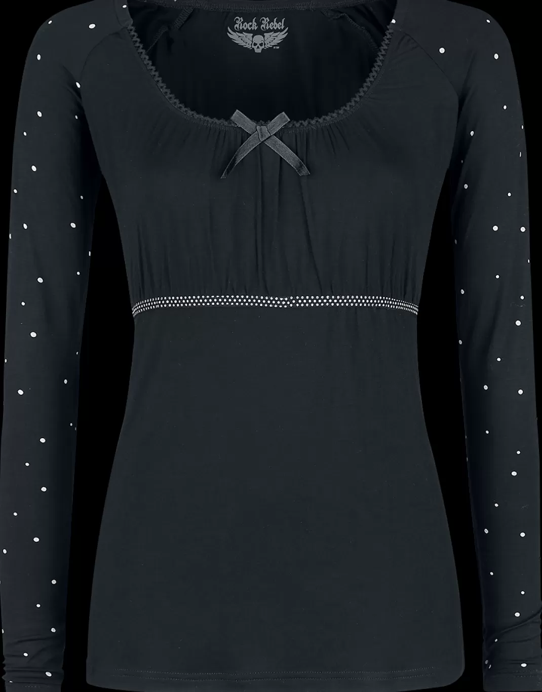 Long-Sleeve Shirt Black By Rock Rebel By Emp^* New