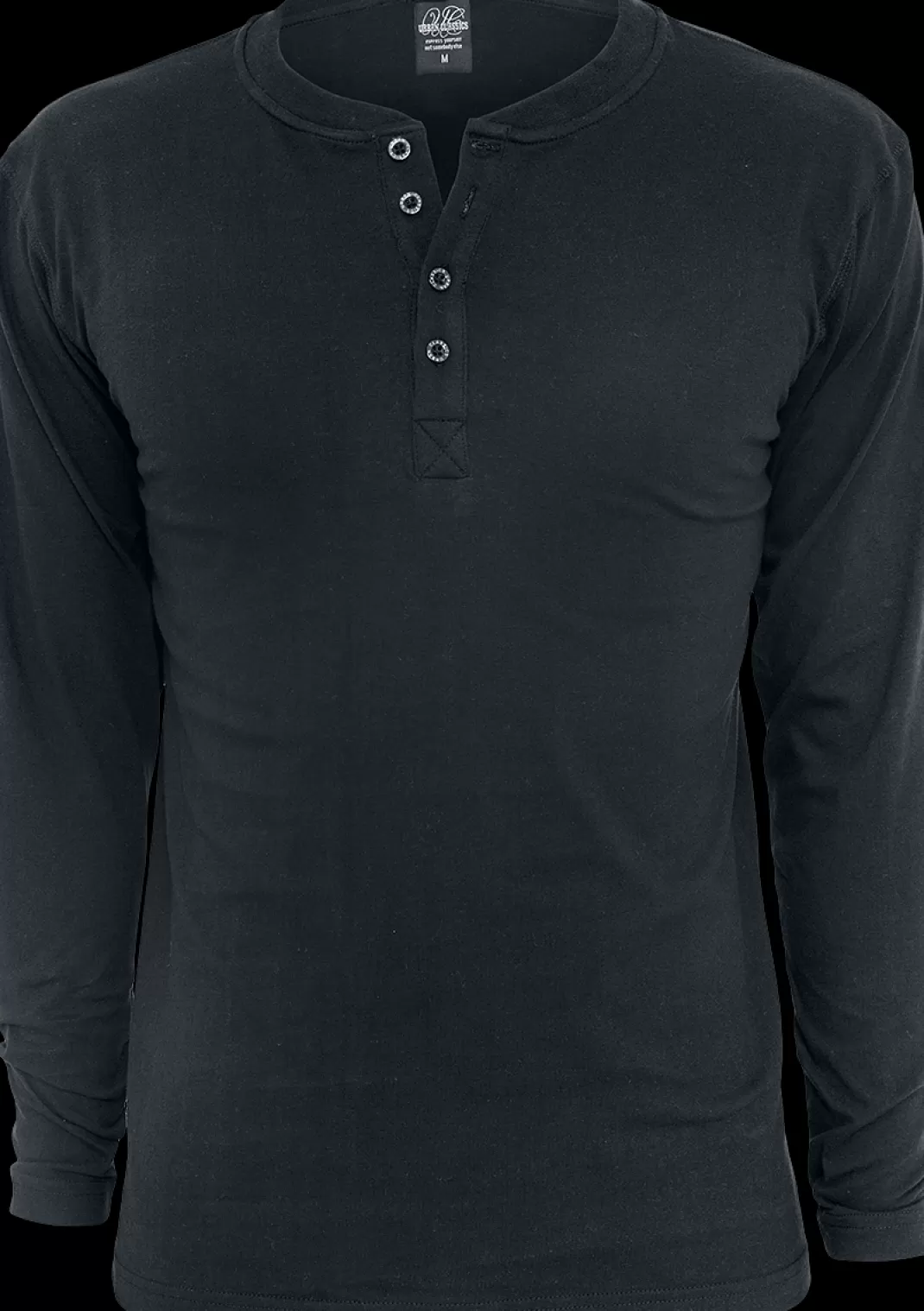 Long-Sleeve Shirt Black By^Urban Classics Clearance