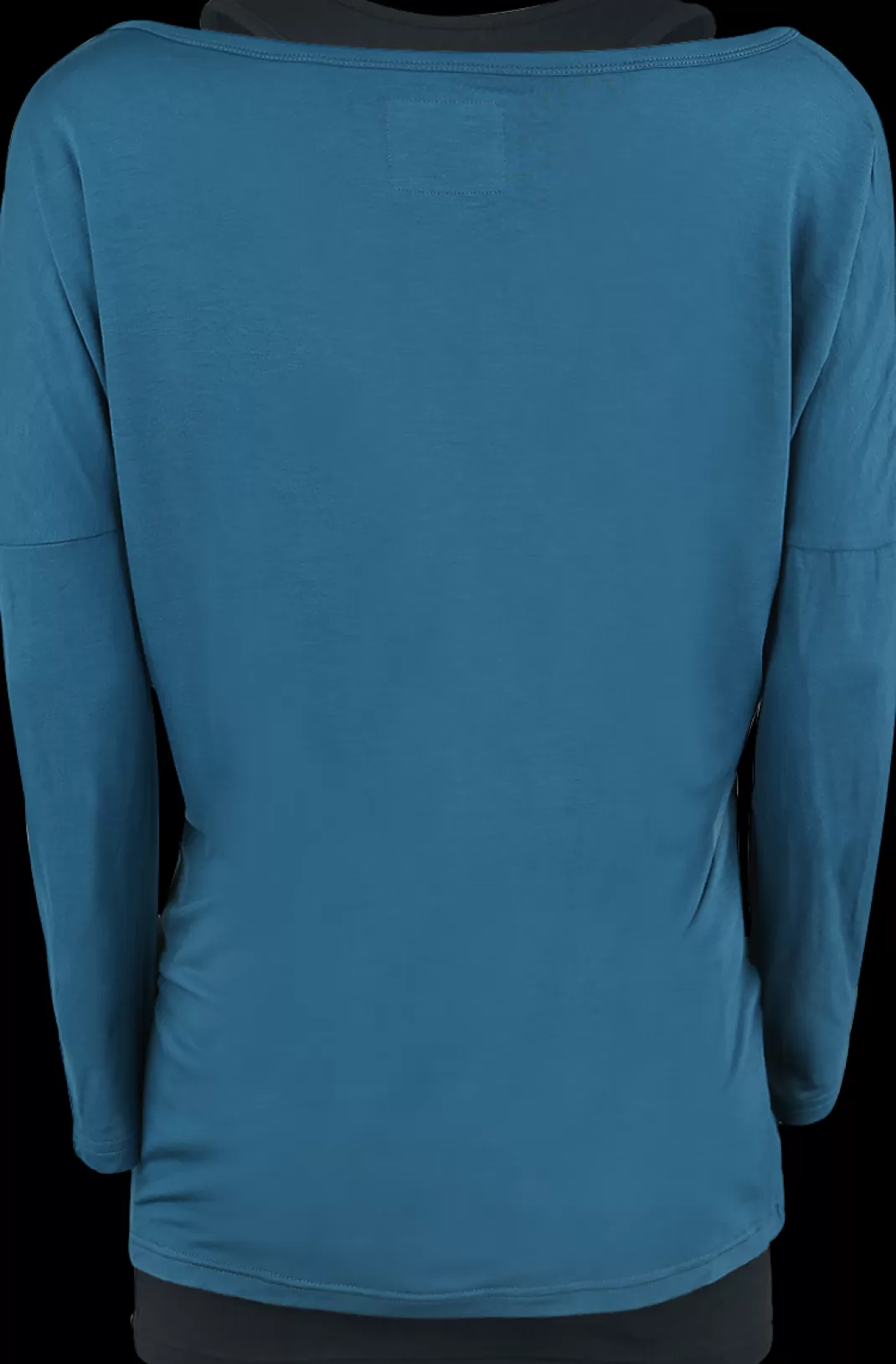 Long-Sleeve Shirt Black-Blue By Black Premium By Emp^* Best