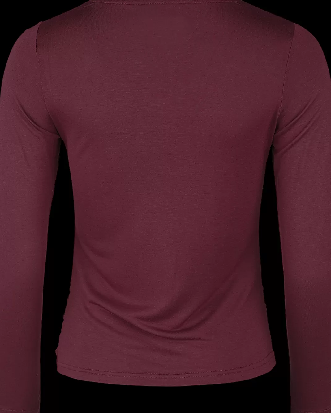 Long-Sleeve Shirt Burgundy By Black Premium By Emp^* Outlet