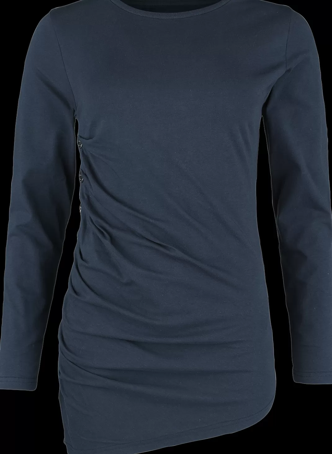 Long-Sleeve Shirt Dark Blue By Black Premium By Emp^* Cheap