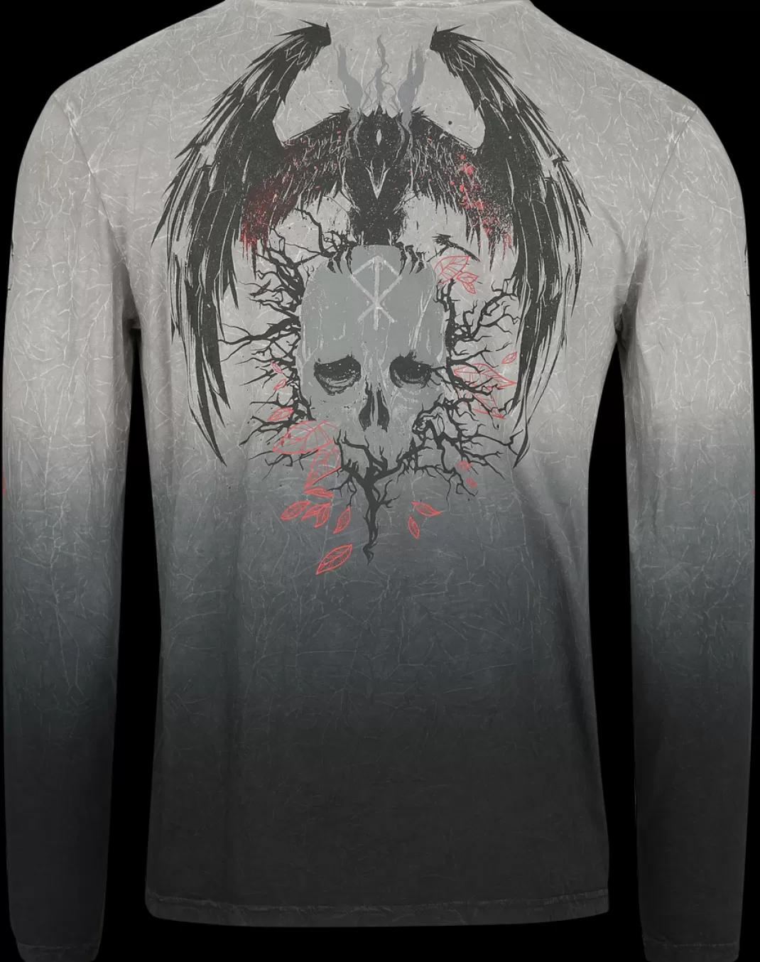 Men * Long-Sleeve Shirt Grey By Black Premium By Emp