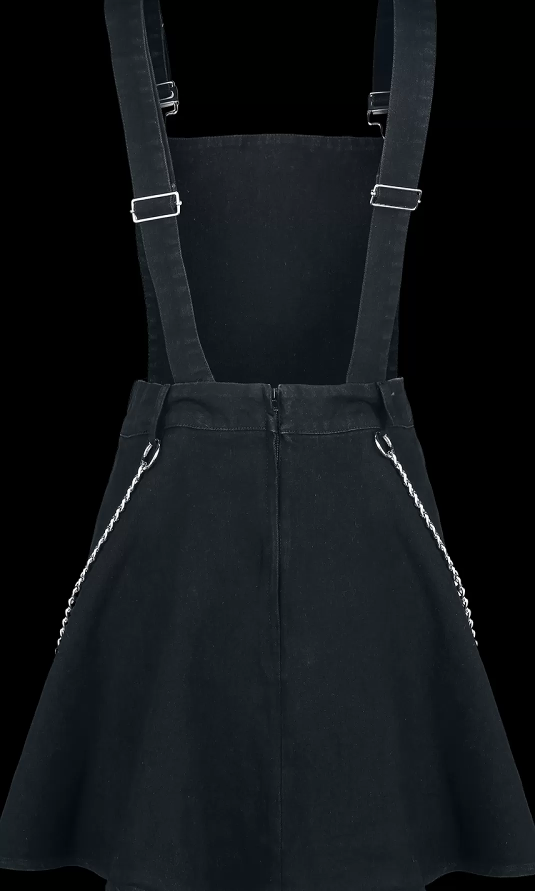 Love Me Right Dungeree Style Dress Short Dress Black By^Jawbreaker Discount