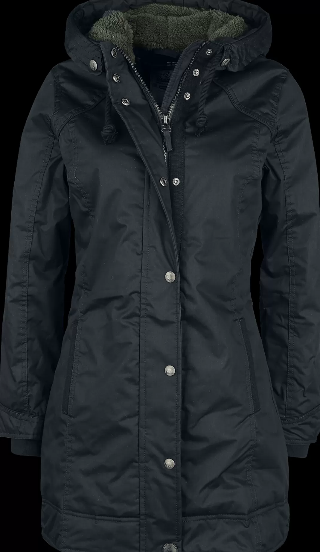 Luca Girls Parka Winter Jacket Black By^Brandit Store
