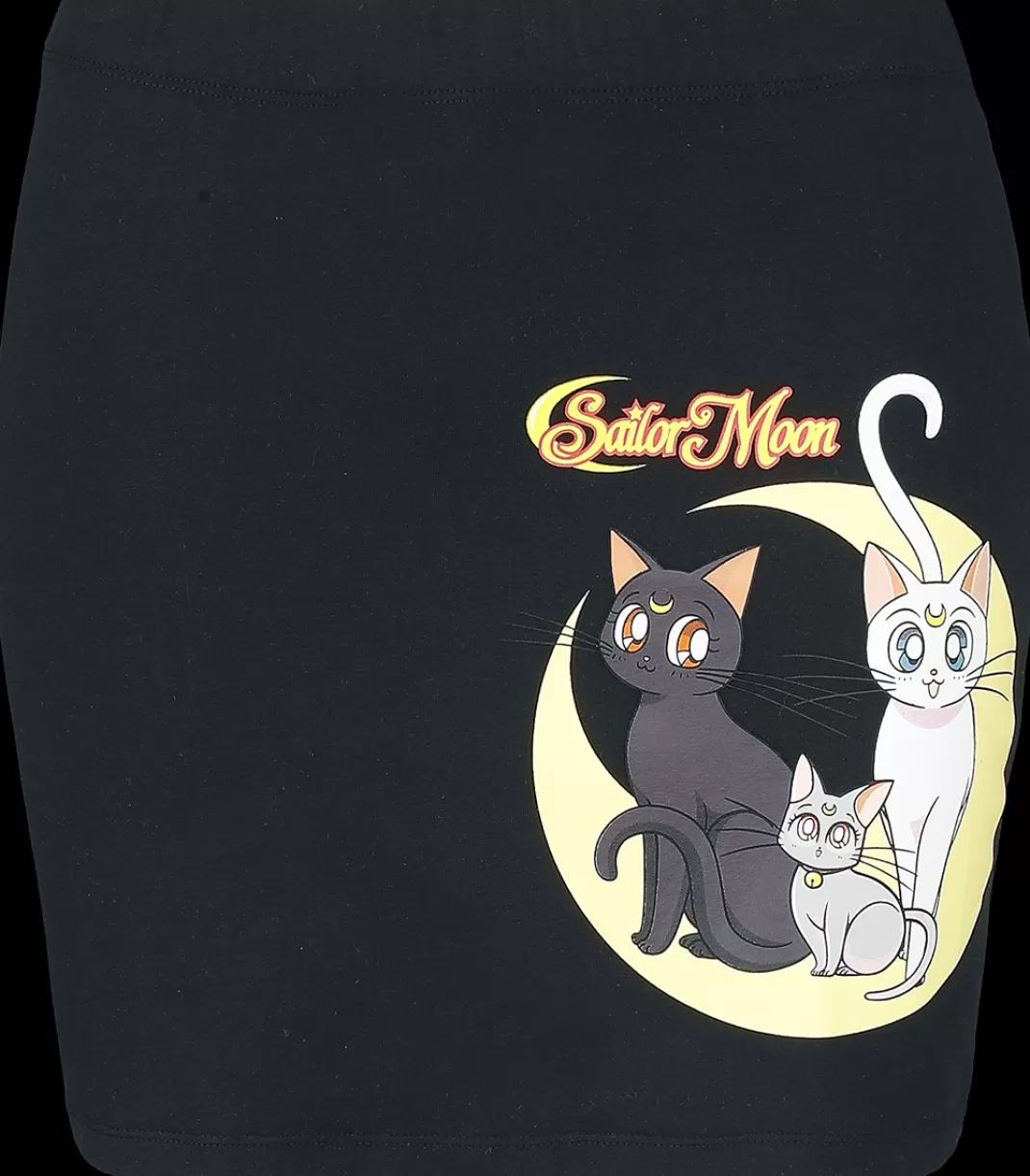 Luna, Artemis & Diana Short Skirt Black By^Sailor Moon Cheap