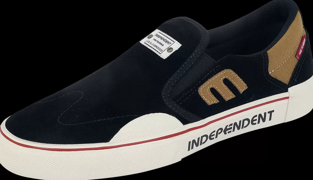 Men Etnies Marana Slip X Indy Sneakers Black-Brown By