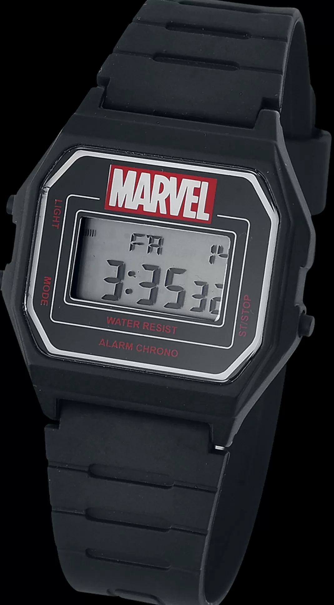 Men Marvel Logo Wristwatches Black-Red By