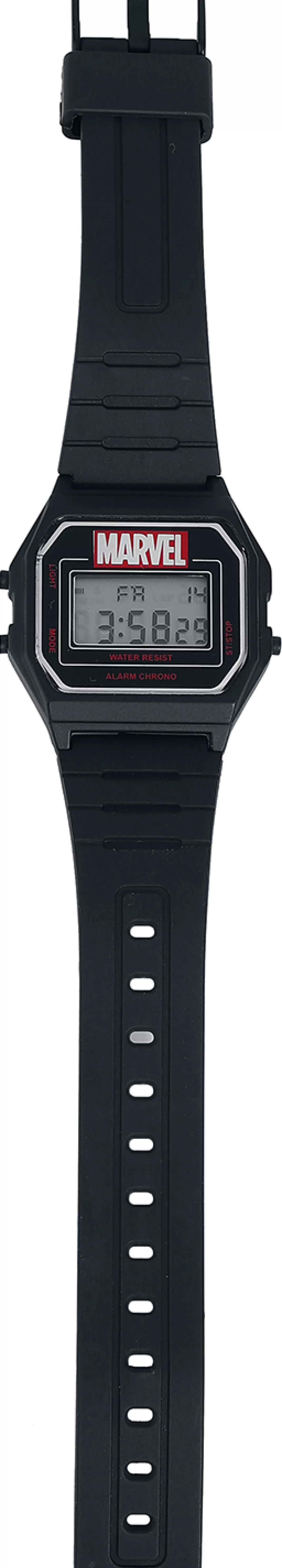 Men Marvel Logo Wristwatches Black-Red By