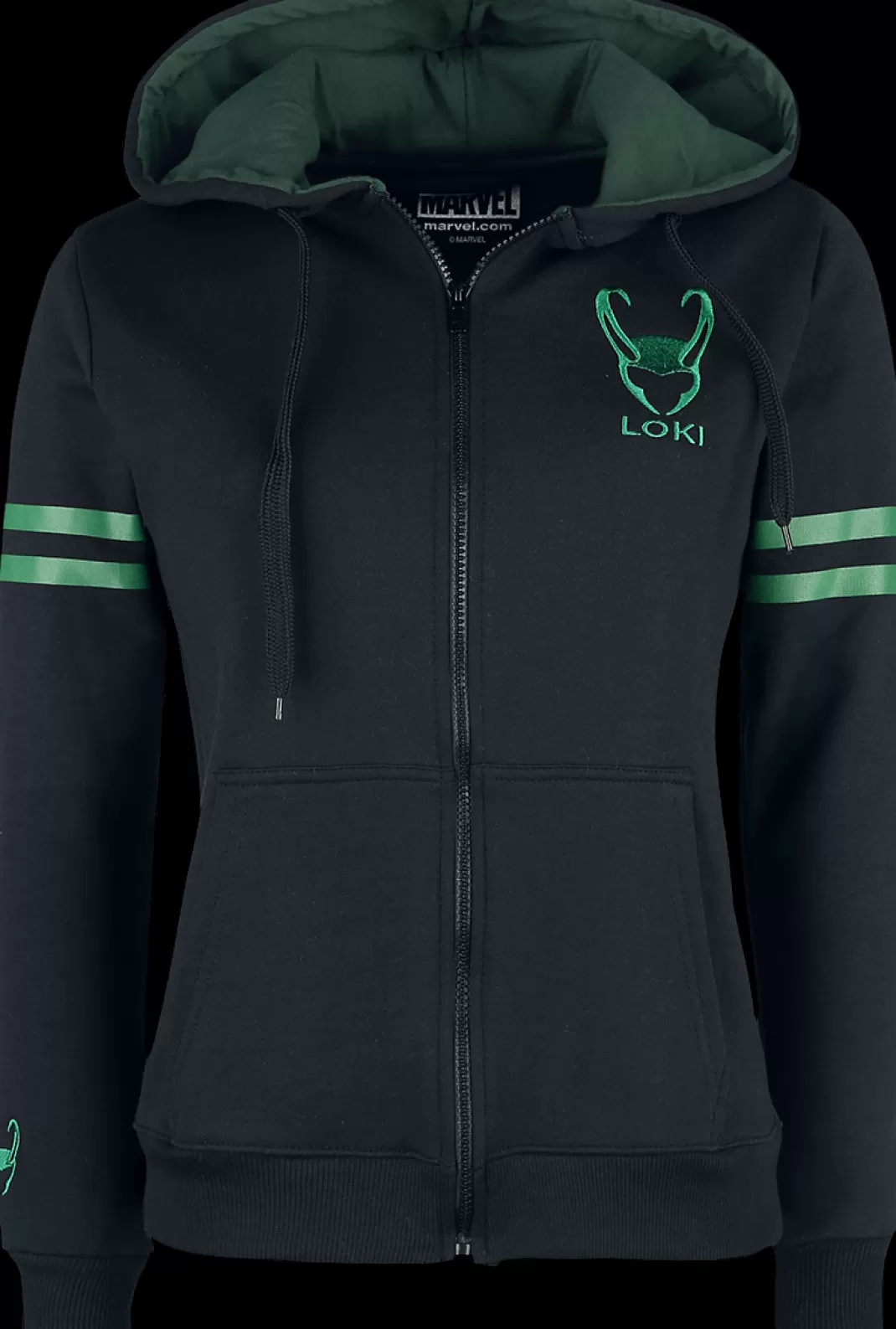 Master Of Mischief Hooded Zip Black/Dark Green By^Loki Cheap