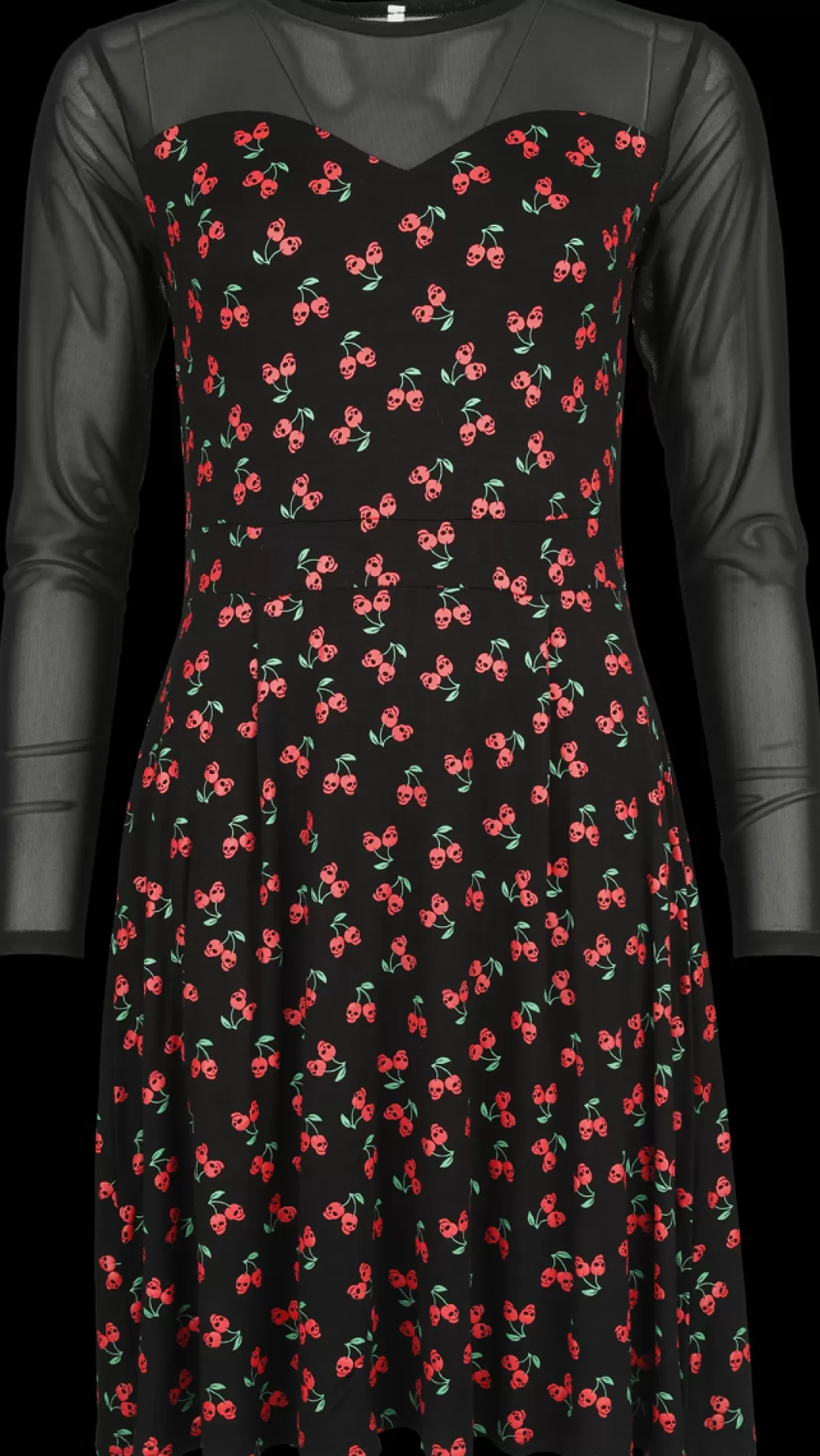 Medium-Length Dress Black By Rock Rebel By Emp^* Clearance