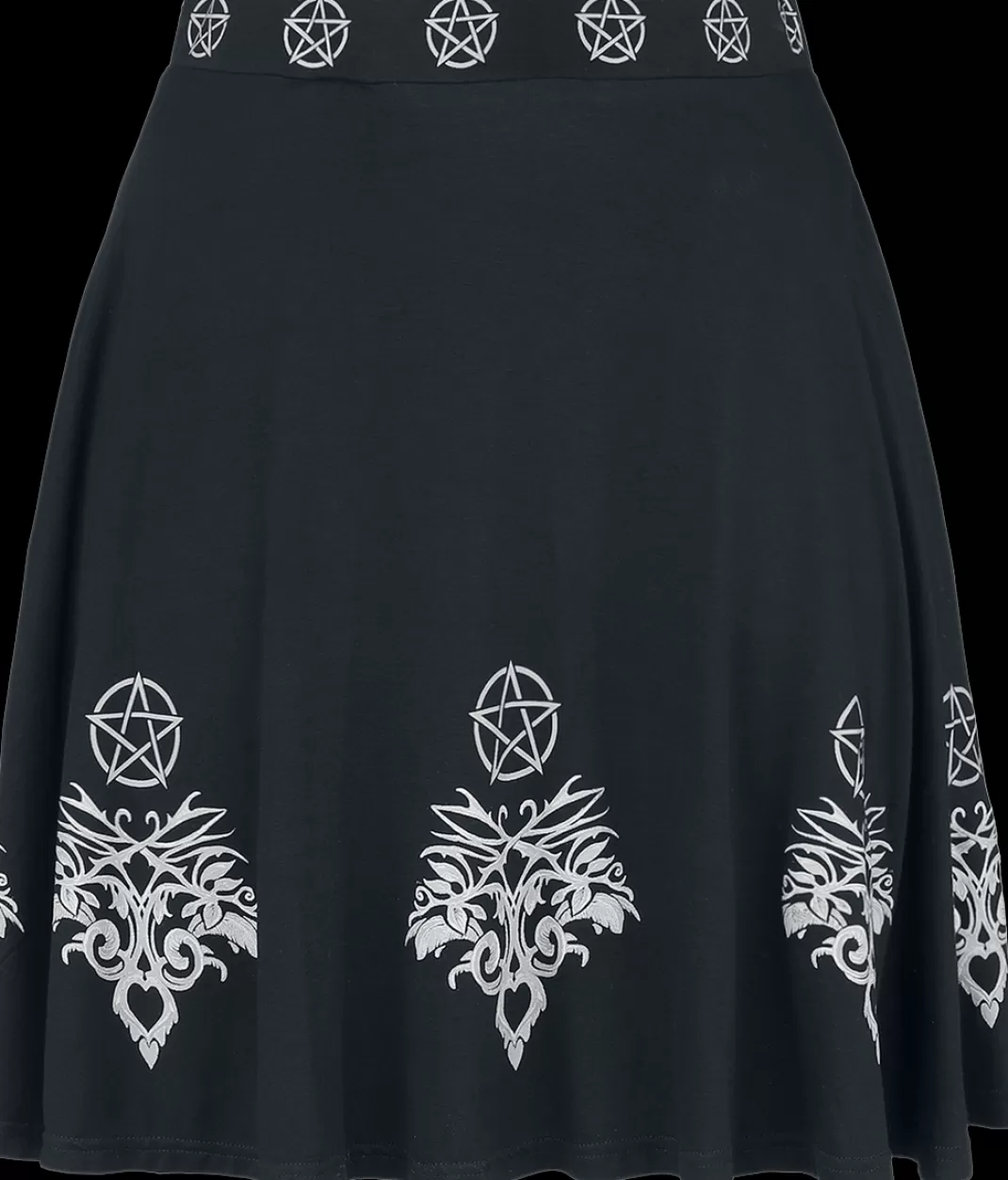 Medium-Length Skirt Black By Gothicana By Emp^* Fashion