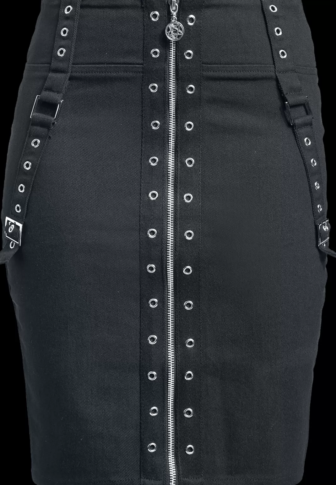 Medium-Length Skirt Black By Gothicana By Emp^* Cheap