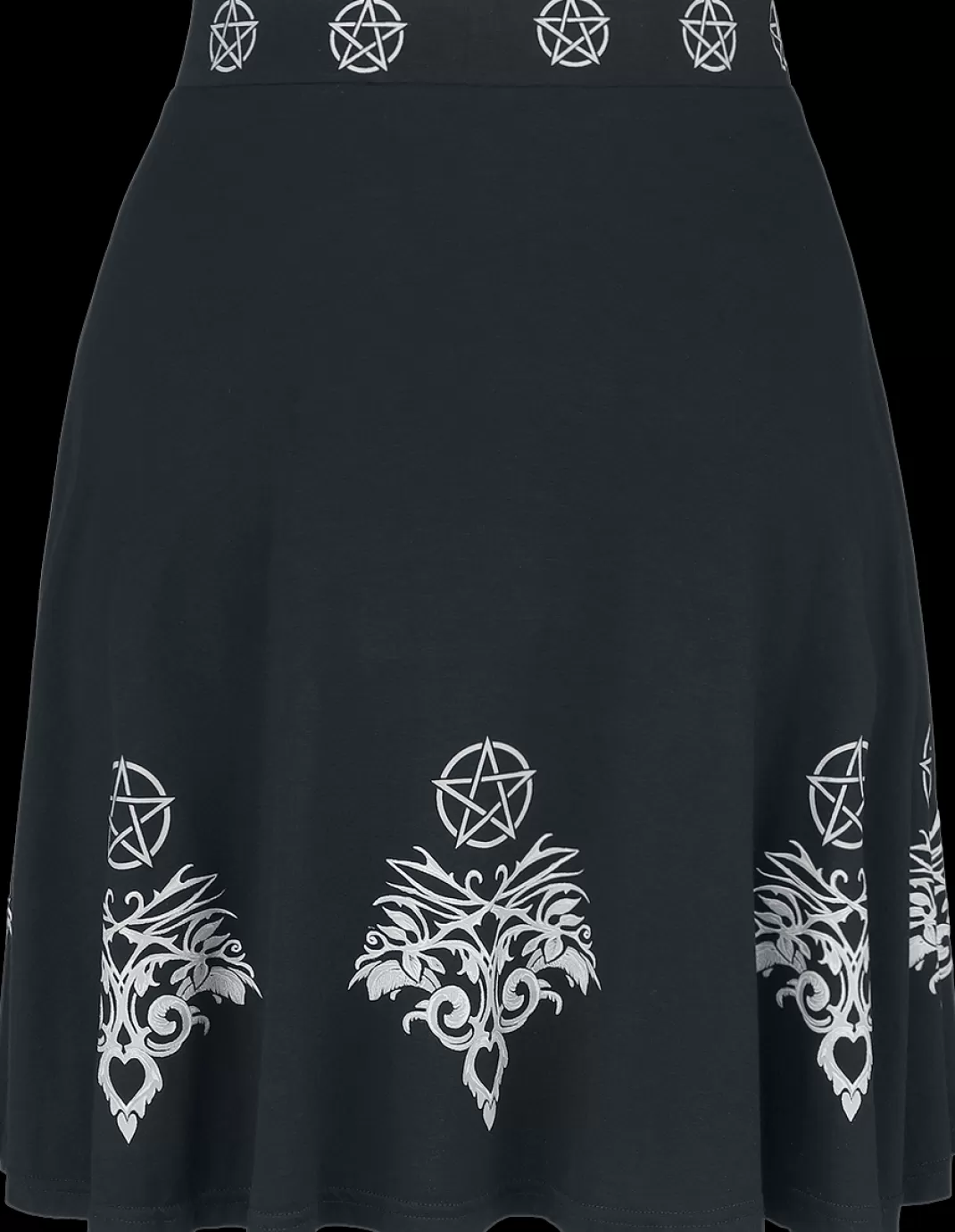 Medium-Length Skirt Black By Gothicana By Emp^* Fashion