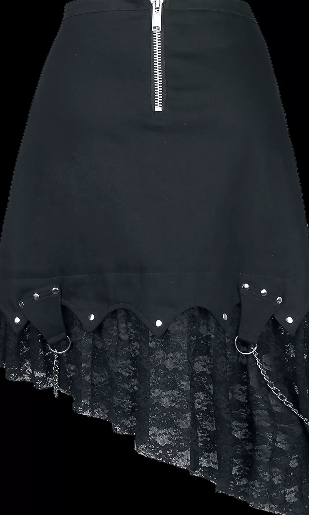 Medium-Length Skirt Black By Gothicana By Emp^* Cheap