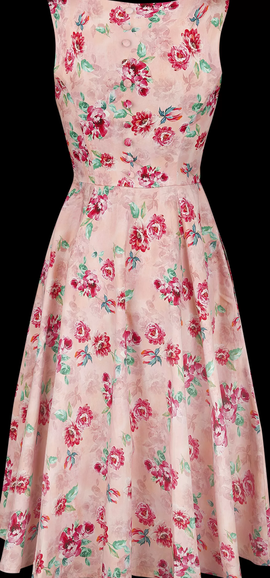 Meril Floral Swing Dress Medium-Length Dress Multicolour By H&R London^H&R London Flash Sale